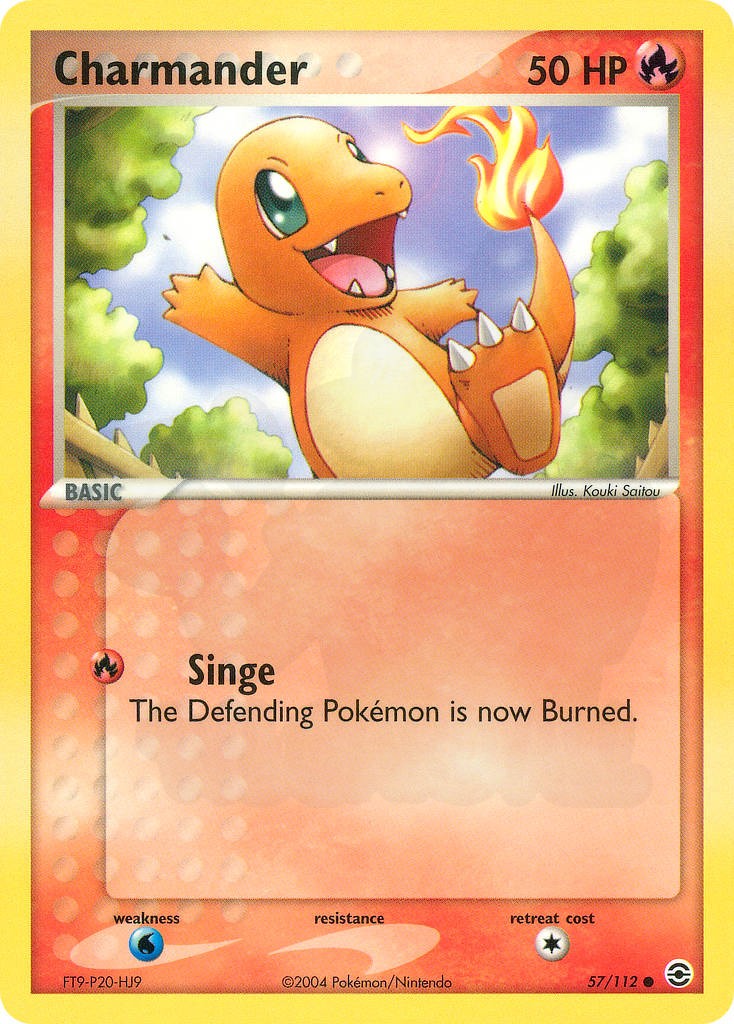 ヒトカゲ 057 - FireRed & LeafGreen カード図鑑