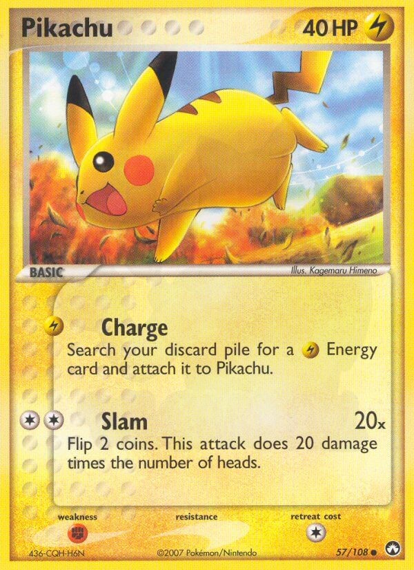 ポケモンカード　057/DP-P ピカチュウ Pikachu ピカチュウ 057 - Power Keepers カード図鑑