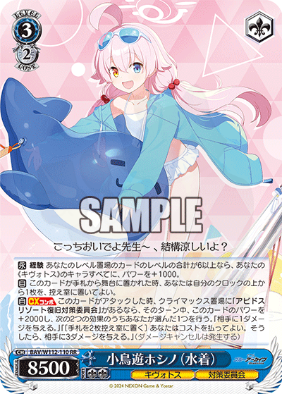 小鳥遊ホシノ（水着） 110 - ブルーアーカイブ カード図鑑