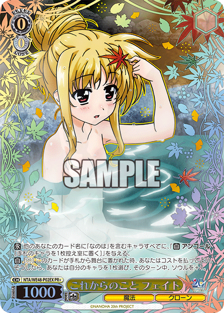 これからのこと フェイト P02EX - PRカード【Wサイド】 カード図鑑