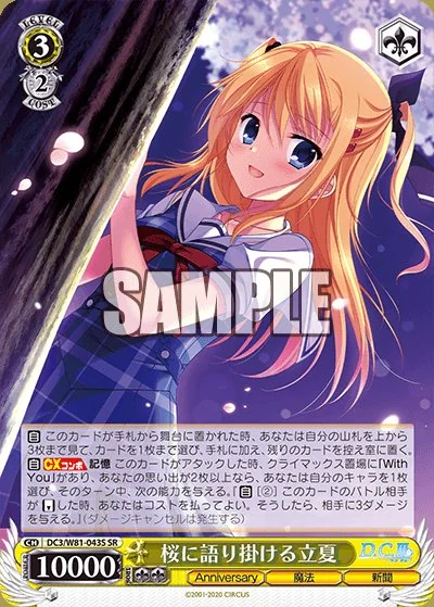 CIRCUS 20th Anniversary Card List - Weiß Schwarz Card Database